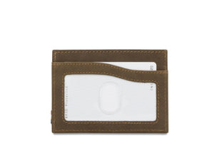 Garzini RFID Leather Card Holder ID Window