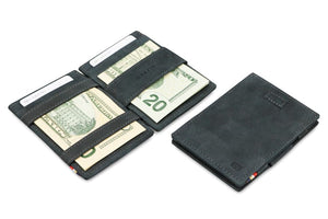 Garzini RFID Leather Magic Wallet Card Sleeves