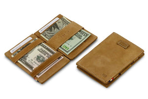 Garzini RFID Leather Magic Wallet Card Sleeves