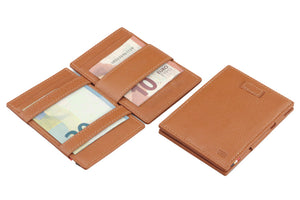 Garzini RFID Leather Magic Wallet Card Sleeves