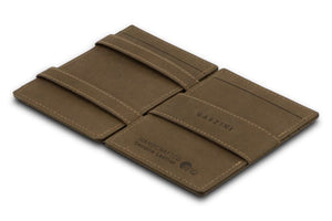 Garzini RFID Leather Magic Wallet Card Sleeves