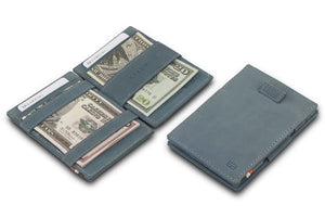 Garzini RFID Leather Magic Wallet Card Sleeves