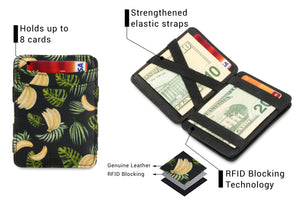 Hunterson RFID Magic Coin Wallet Print-Banana
