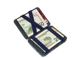 Hunterson RFID Magic Coin Wallet Print-Elephant Blue