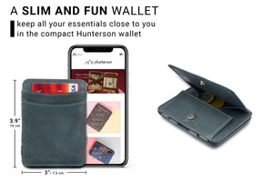 Hunterson RFID Magic Coin Wallet-Grey