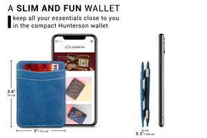 Hunterson RFID Magic Wallet-Azur-White