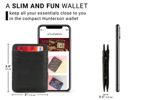 Hunterson RFID Magic Wallet-Black