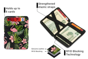 Hunterson RFID Magic Wallet-Flamingo