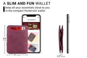 Hunterson RFID Magic Wallet-Purple
