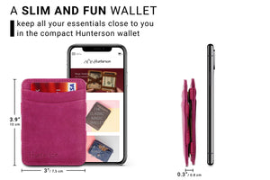 Hunterson RFID Magic Wallet-Raspberry