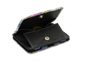 Hunterson RFID Magic Coin Wallet Print-Scribble