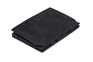 Garzini RFID Leather Magic Coin Wallet Vintage-Black