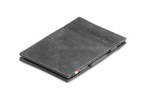 Garzini RFID Leather Magic Wallet Brushed-Black