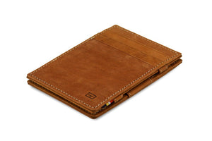 Garzini RFID Leather Magic Wallet Vintage-Cognac