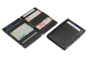 Garzini RFID Leather Magic Wallet Nappa-Black