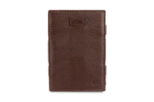 Garzini RFID Leather Magic Wallet Card Sleeves Nappa-Brown