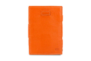 Garzini RFID Leather Magic Wallet Card Sleeves Nappa-Cognac