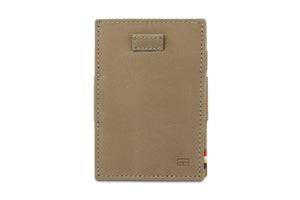 Garzini RFID Leather Magic Wallet Card Sleeves Vintage-Grey