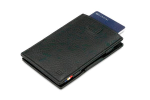 Garzini RFID Leather Magic Wallet Card Sleeves Nappa-Black