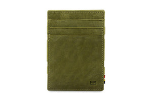 Garzini RFID Leather Magic Wallet Vintage-Green