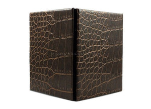 Slim Magic Wallet Reptile Leather-Brown