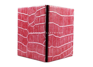 Slim Magic Wallet Reptile Leather-Pink
