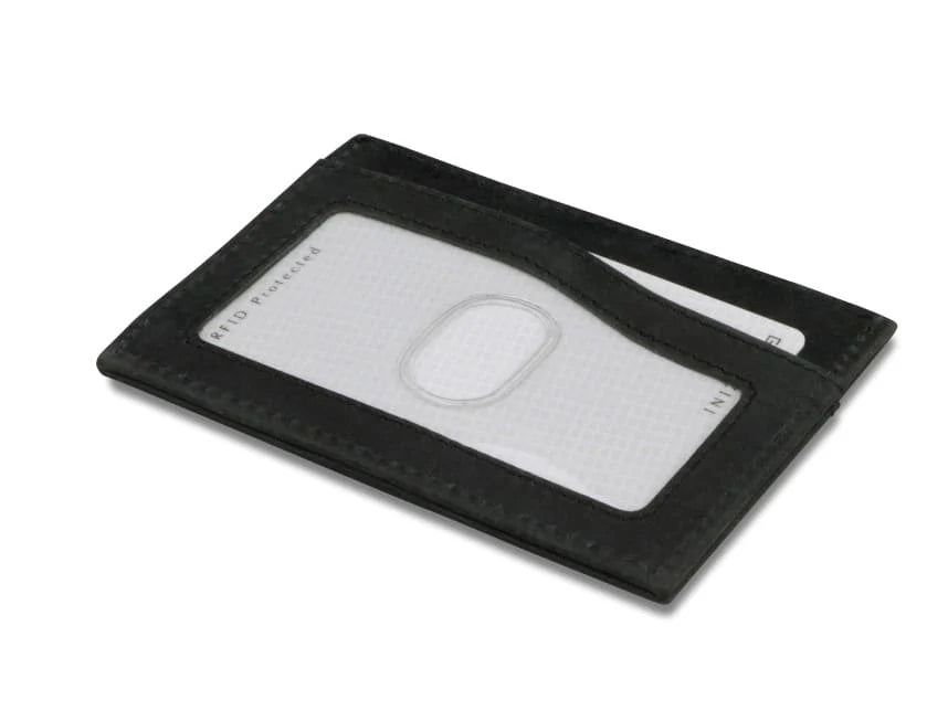 Garzini RFID Leather Card Holder ID Window