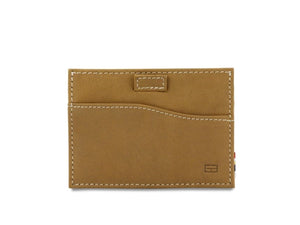 Garzini RFID Leather Card Holder ID Window Vintage