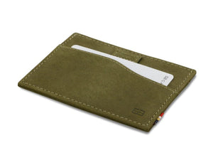 Garzini RFID Leather Card Holder ID Window Vintage