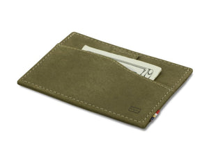 Garzini RFID Leather Card Holder ID Window Vintage