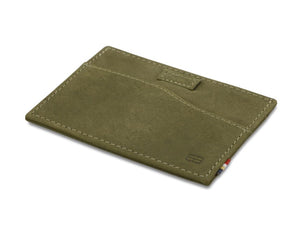 Garzini RFID Leather Card Holder ID Window Vintage