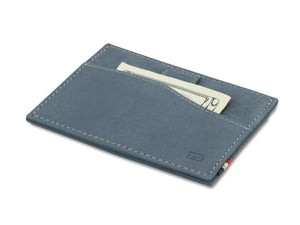 Garzini RFID Leather Card Holder ID Window Vintage