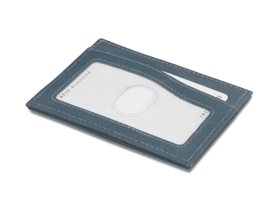 Garzini RFID Leather Card Holder ID Window