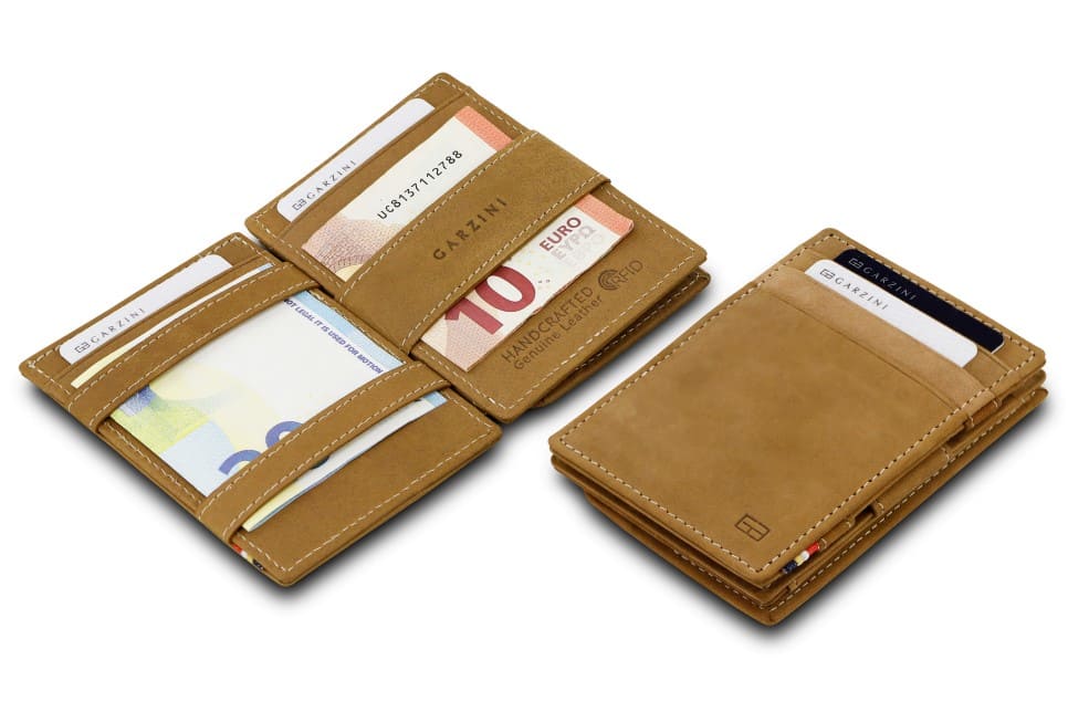 Garzini RFID Leather Magic Coin Wallet