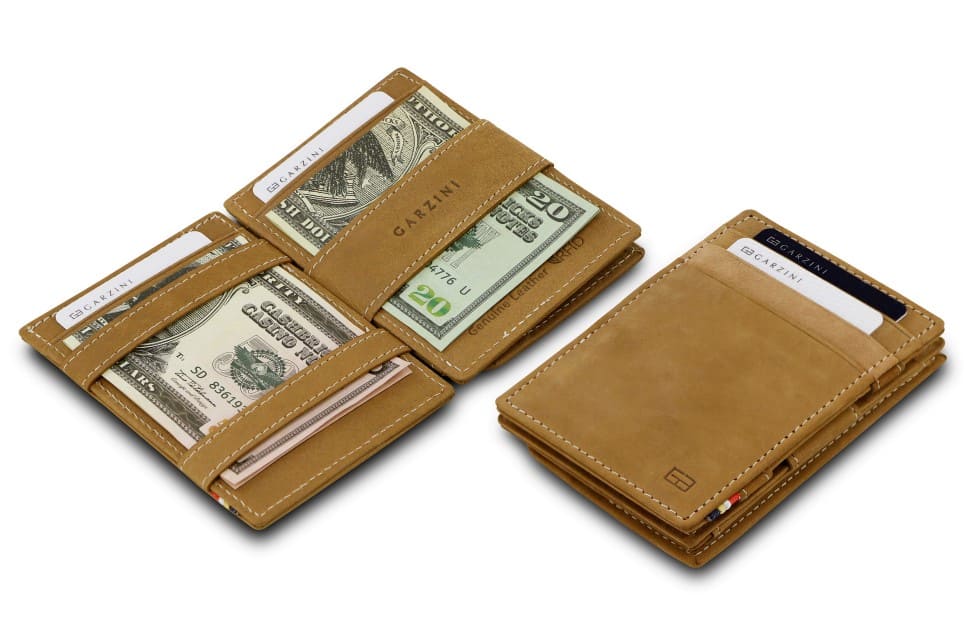 Garzini RFID Leather Magic Coin Wallet