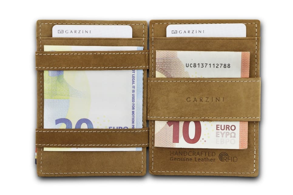Garzini RFID Leather Magic Coin Wallet