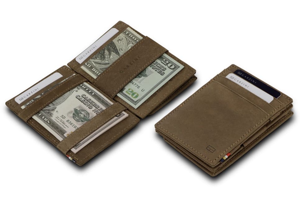 Garzini RFID Leather Magic Coin Wallet