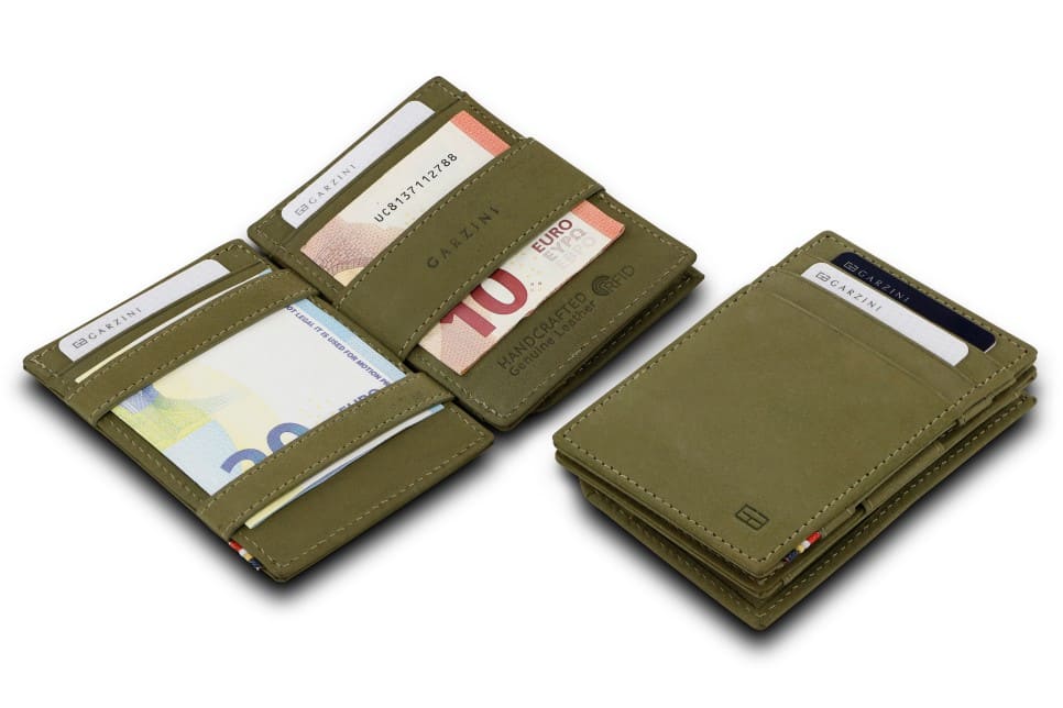 Garzini RFID Leather Magic Coin Wallet