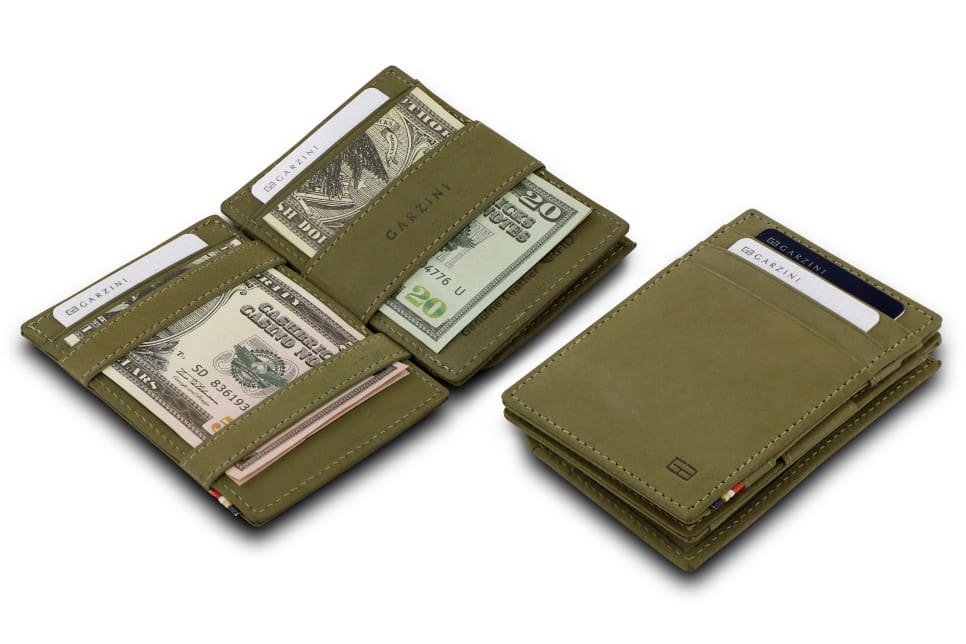 Garzini RFID Leather Magic Coin Wallet