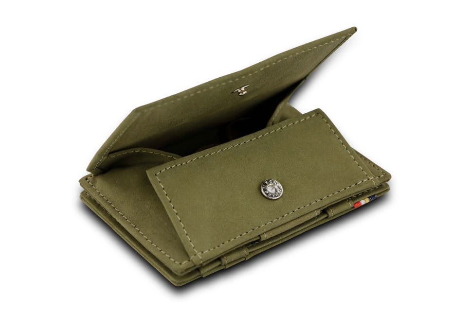 Garzini RFID Leather Magic Coin Wallet