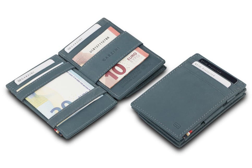 Garzini RFID Leather Magic Coin Wallet