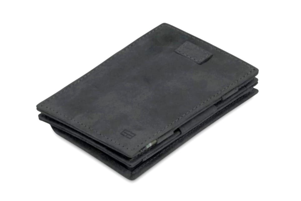 Garzini RFID Leather Magic Coin Wallet Card Sleeve