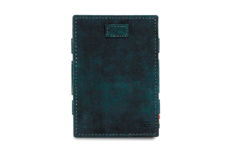 Garzini RFID Leather Magic Coin Wallet Card Sleeve
