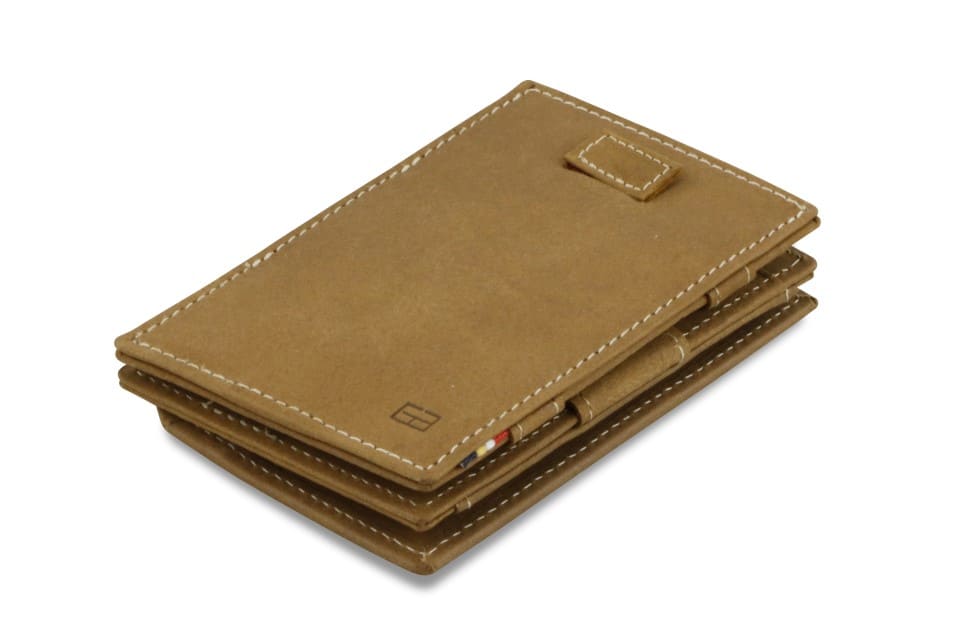 Garzini RFID Leather Magic Coin Wallet Card Sleeve