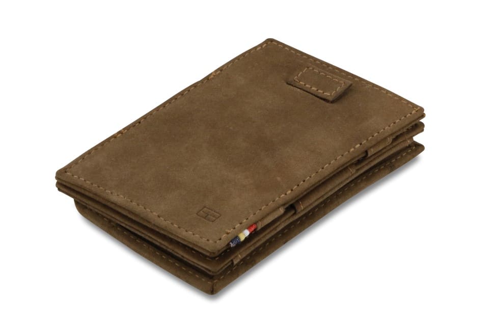 Garzini RFID Leather Magic Coin Wallet Card Sleeve