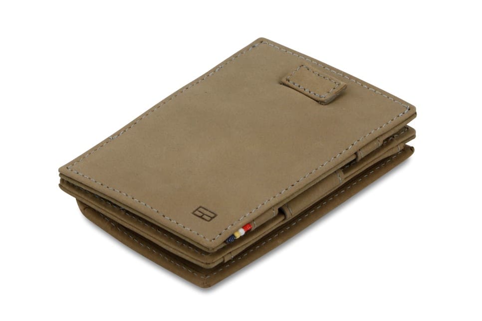 Garzini RFID Leather Magic Coin Wallet Card Sleeve