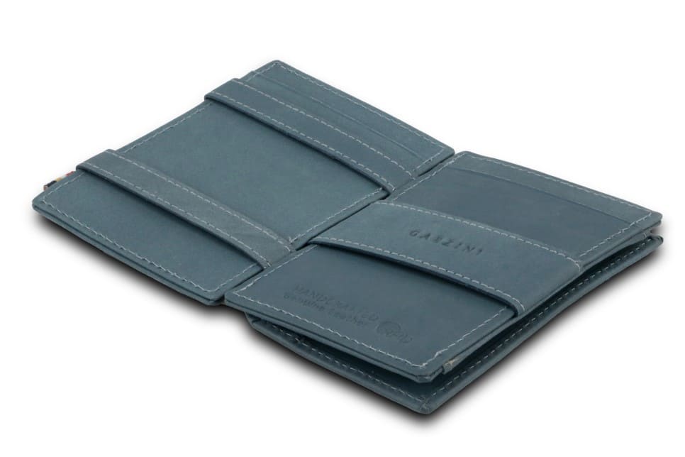 Garzini RFID Leather Magic Coin Wallet Card Sleeve