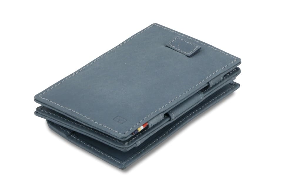 Garzini RFID Leather Magic Coin Wallet Card Sleeve