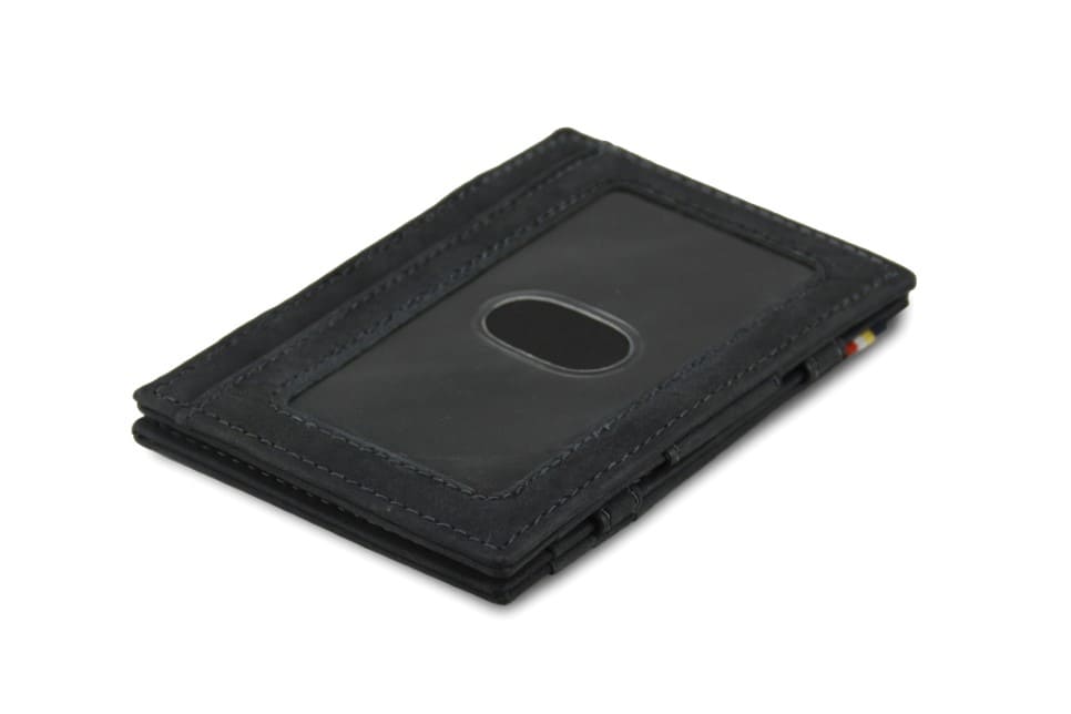 Garzini RFID Leather Magic Wallet ID Window