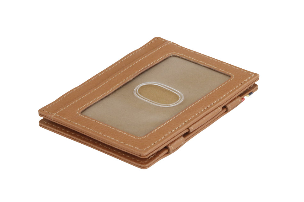 Garzini RFID Leather Magic Wallet ID Window